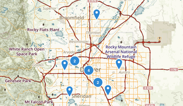 Denver, Colorado Map