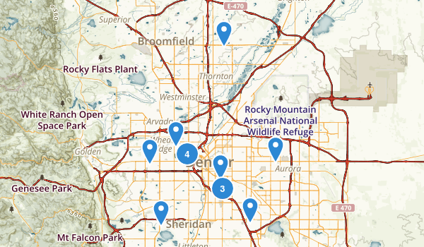 Denver, Colorado Map
