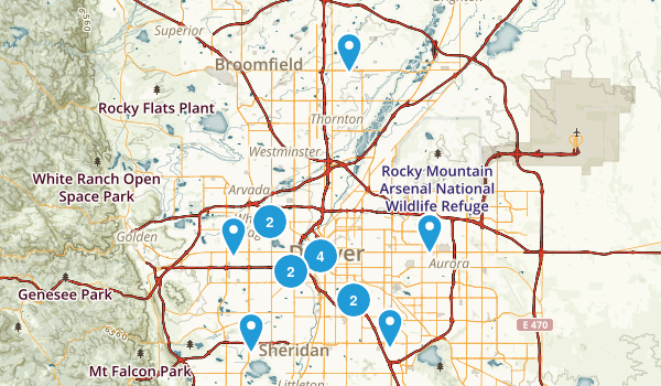 Denver, Colorado Map
