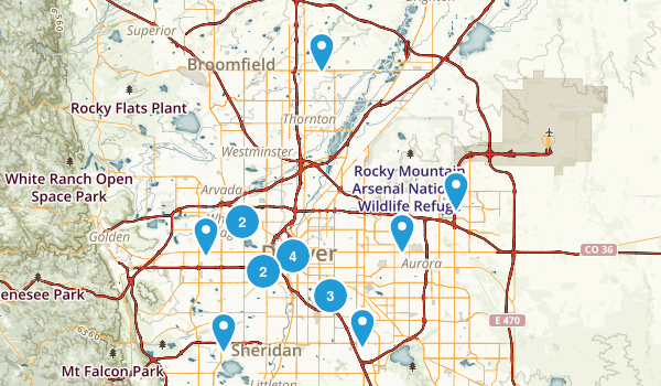 Denver, Colorado Map
