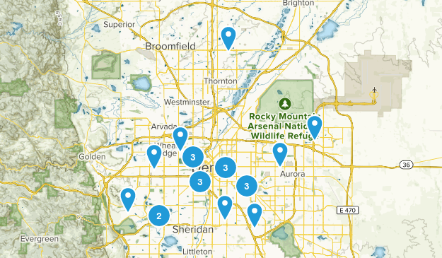 Denver, Colorado Map