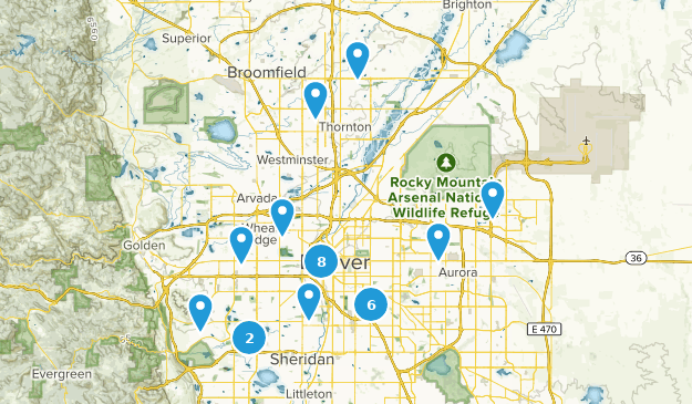 Denver, Colorado Map