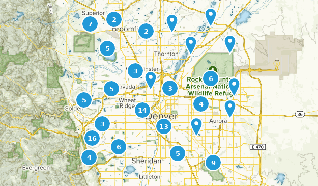 Denver, Colorado Map