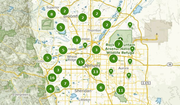 Denver, Colorado Map