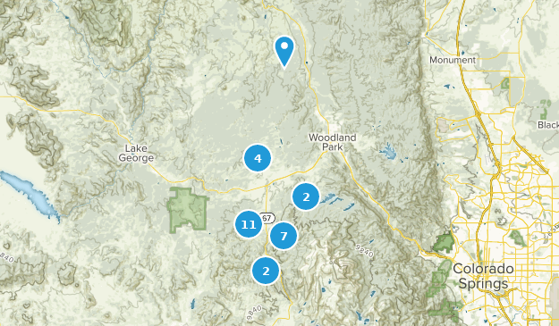 Divide, Colorado Map