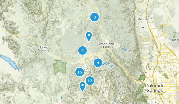 Divide, Colorado Map