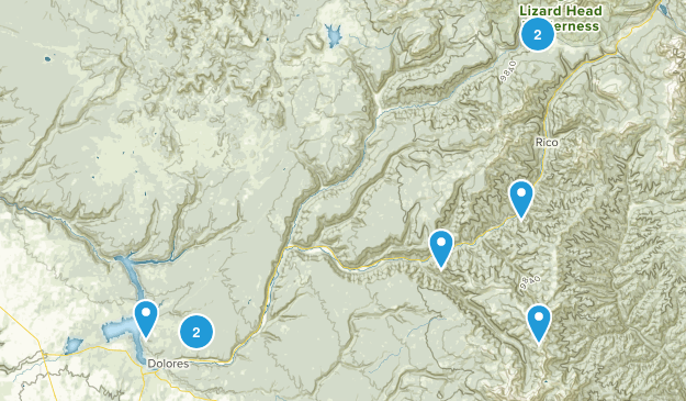 Dolores, Colorado Map