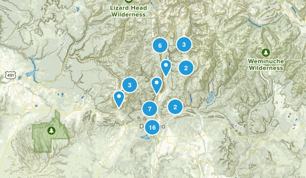 Durango, Colorado Map