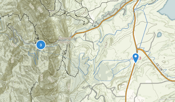 Eldorado Springs, Colorado Map
