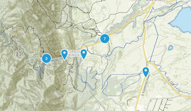 Eldorado Springs, Colorado Map