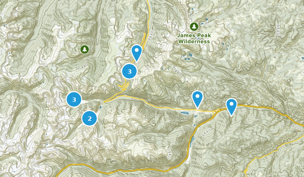 Empire, Colorado Map