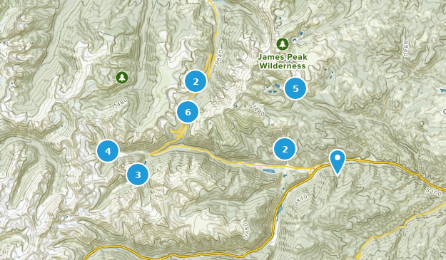 Empire, Colorado Map