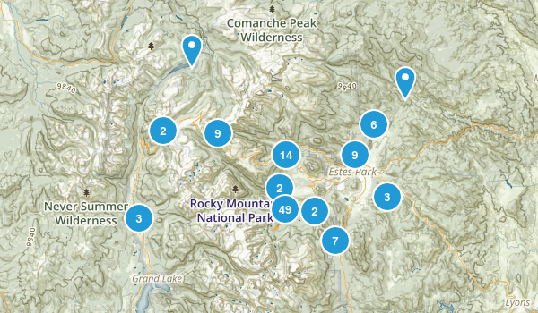 Estes Park, Colorado Map