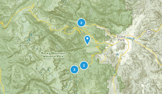 Fall River Estates Subdivision, Colorado Map