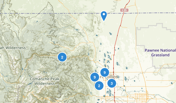 Fort Collins, Colorado Map