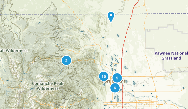 Fort Collins, Colorado Map
