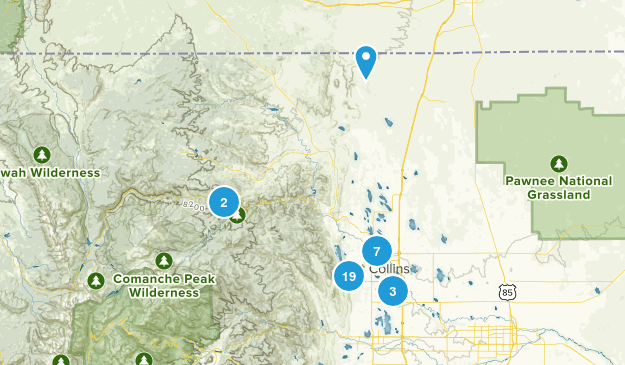Fort Collins, Colorado Map