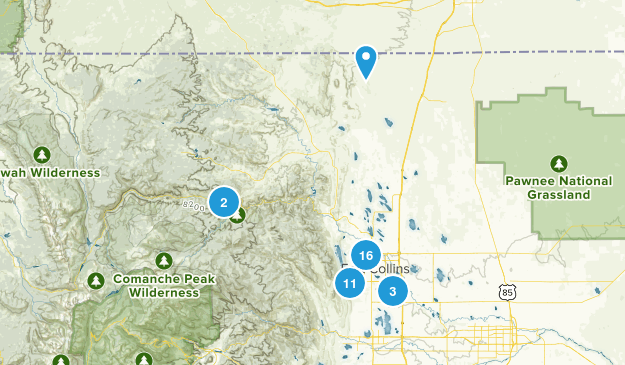 Fort Collins, Colorado Map