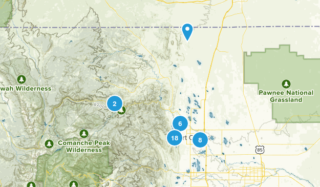 Fort Collins, Colorado Map