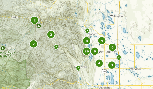Fort Collins, Colorado Map