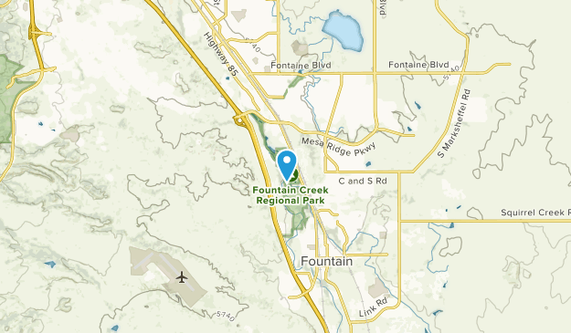 Fountain, Colorado Map