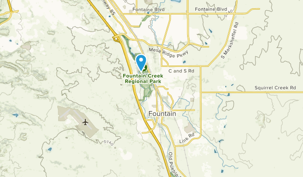 Fountain, Colorado Map