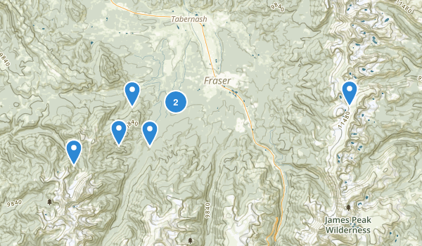 Fraser, Colorado Map
