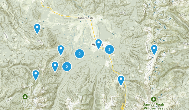 Fraser, Colorado Map