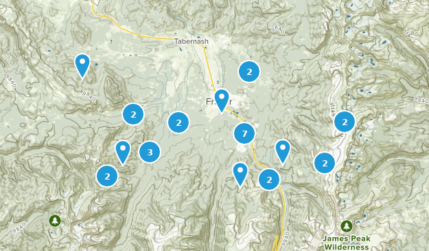 Fraser, Colorado Map