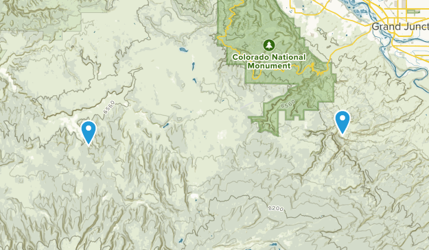 Glade Park, Colorado Map