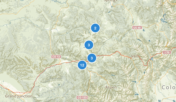 Glenwood Springs, Colorado Map