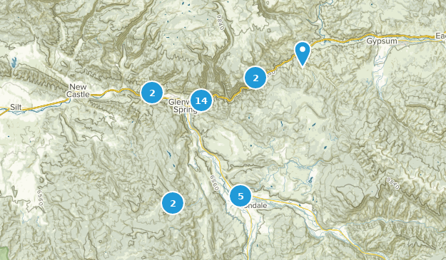 Glenwood Springs, Colorado Map