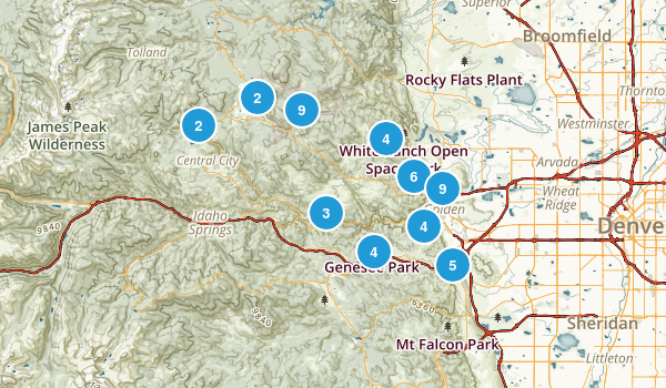Golden, Colorado Map