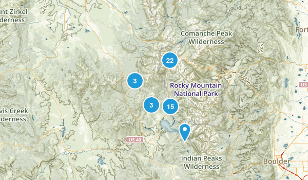Grand Lake, Colorado Map