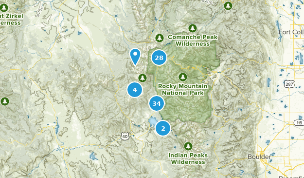 Grand Lake, Colorado Map