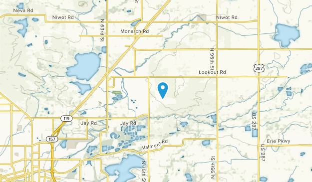 Gunbarrel, Colorado Map