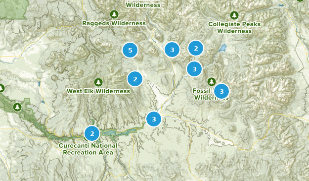 Gunnison, Colorado Map