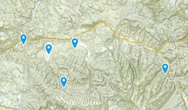Gypsum, Colorado Map