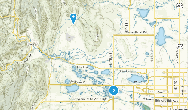 Hygiene, Colorado Map