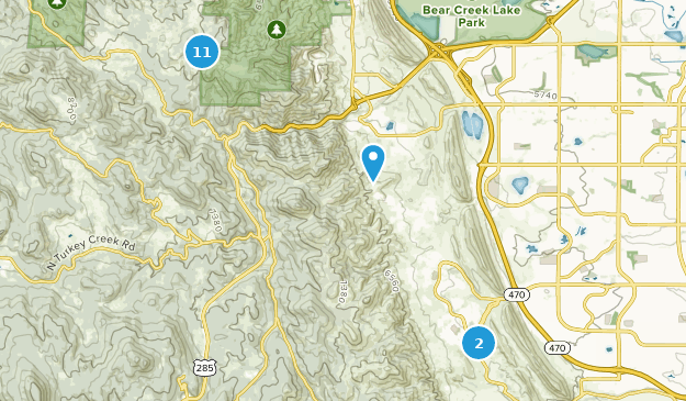 Indian Hills, Colorado Map