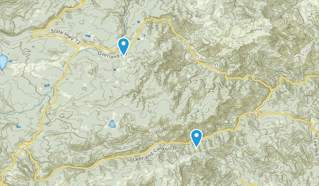 Jamestown, Colorado Map