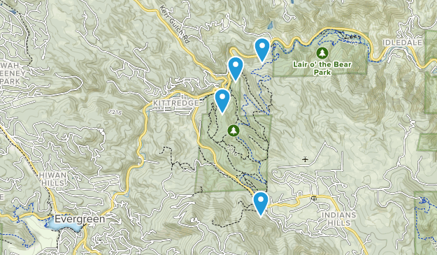 Kittredge, Colorado Map