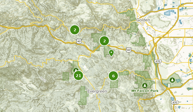 Kittredge, Colorado Map
