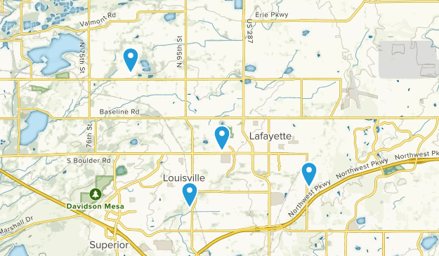Lafayette, Colorado Map