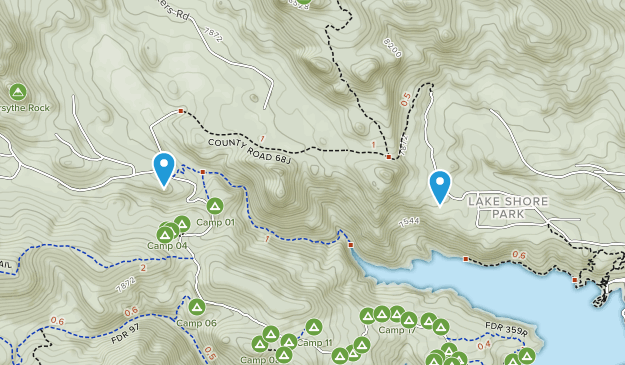 Lake Shore Park, Colorado Map