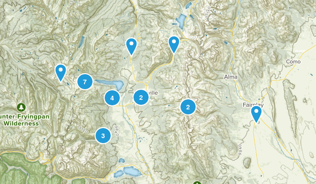 Leadville, Colorado Map