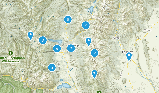 Leadville, Colorado Map