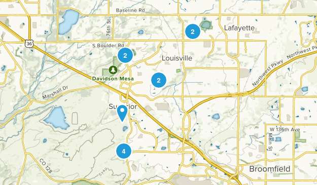 Louisville, Colorado Map
