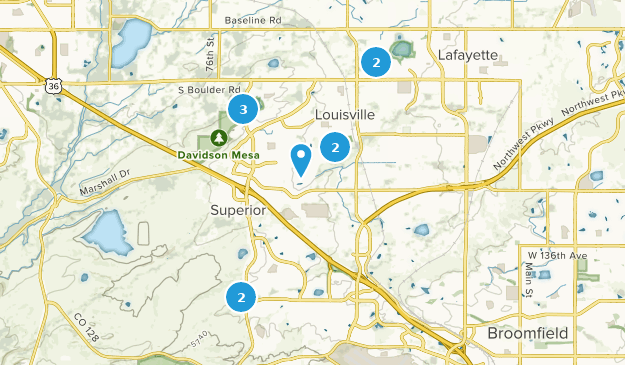 Louisville, Colorado Map