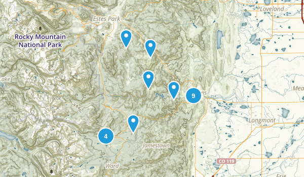 Lyons, Colorado Map